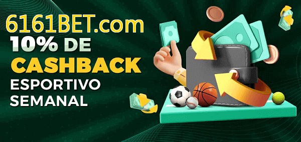 10% de bônus de cashback na 6161BET.com